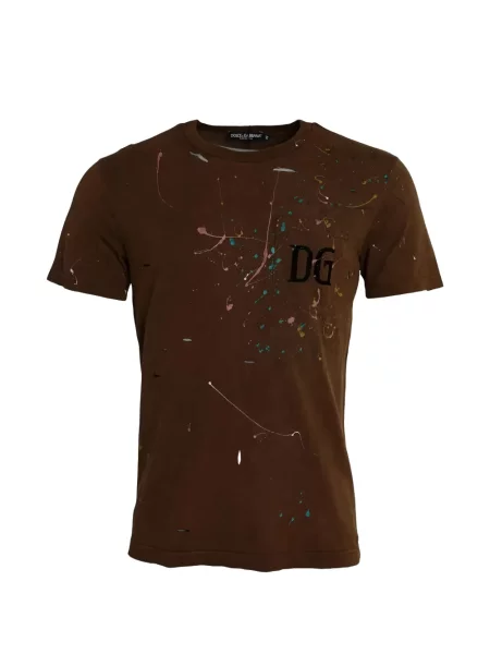 Tricou Dolce & Gabbana cu imagine maro