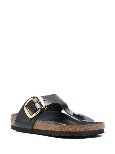 Papuci Birkenstock cu cataramă negru