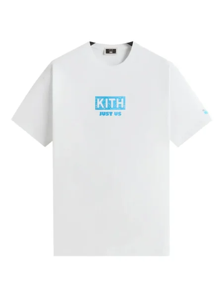 Tricou Kith cu imagine alb