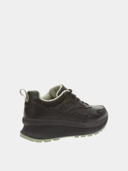 Кросівки Grunberg шкіра/текстиль чорний