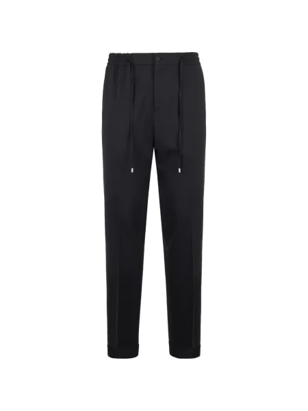 Pantaloni Philipp Plein cu cordon negru