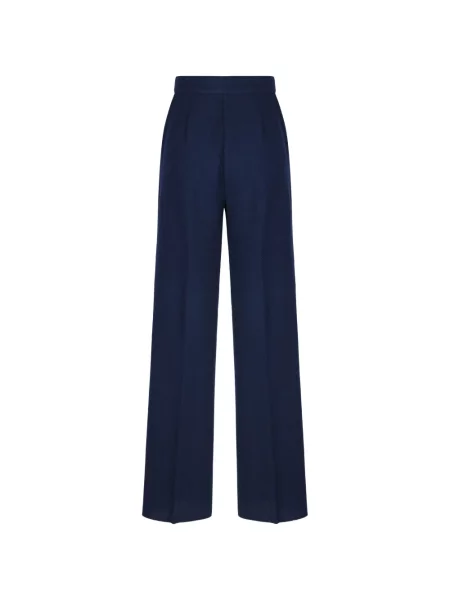 Pantaloni Max Mara albastru