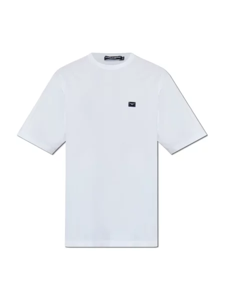 Koszulka Dolce And Gabbana z logo biała