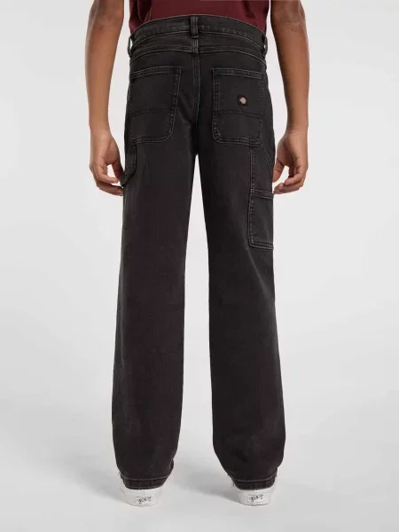 Дитячі Широкі джинси Dickies Carpenter бавовна/поліестер чорний