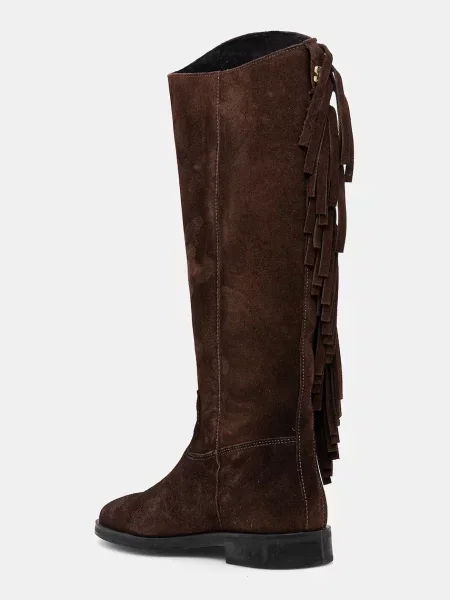 Замшевые сапоги Steve Madden коричневые