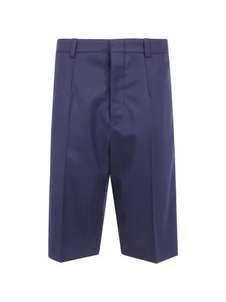 Pantaloni scurți Sofie D'hoore de lână albastru
