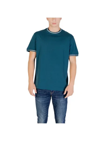 Tričko Eax tyrkysová