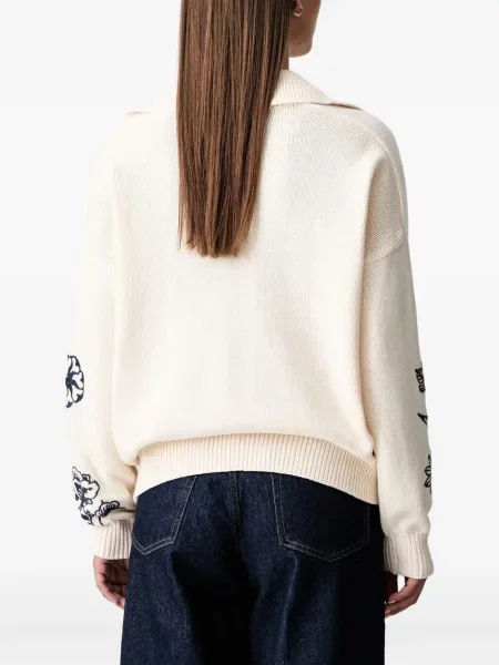 Φλοράλ με κολάρο polo Scotch & Soda λευκό