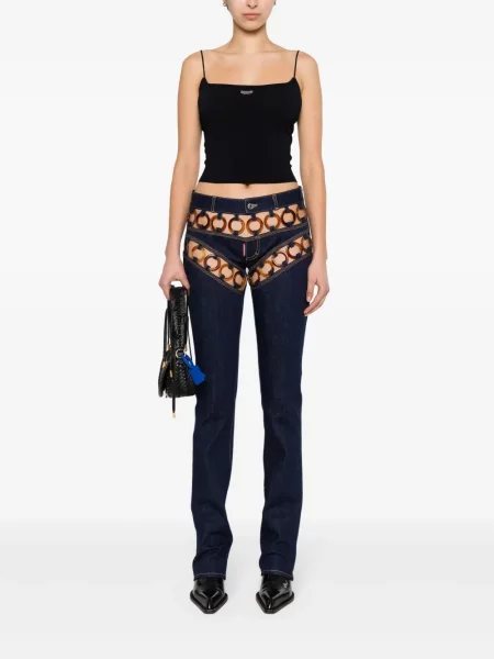 Dzianinowy top Dsquared2 czarny