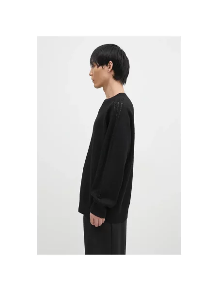 Sweter Y-3 wełniany czarny