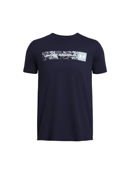 Prugasta majica Under Armour plava