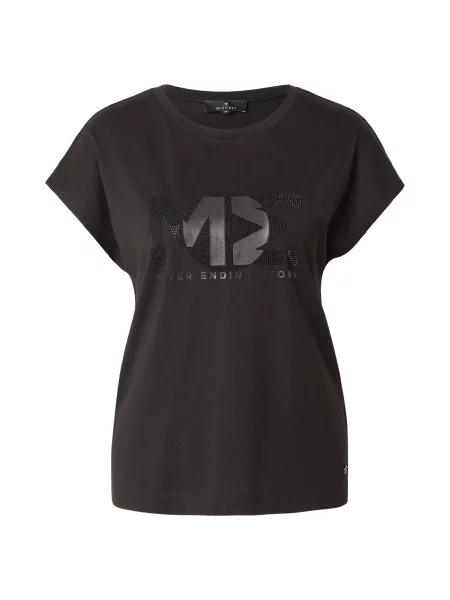 Monari Tricou gri argintiu negru