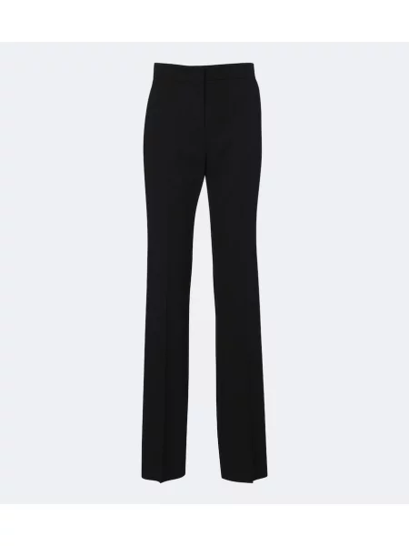 Pantaloni Max Mara de lână negru