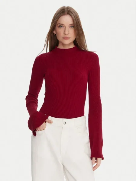 Kontatto Bluză cu gât roșu