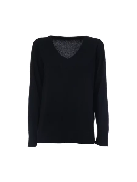 Jedwabny sweter Le Tricot Perugia niebieski