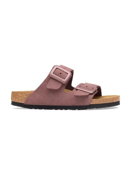 Birkenstock Arizona Suede Cushion Buckle шльопанці замшеві