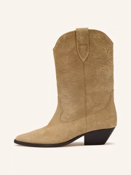 Isabel Marant Kovbojské Boty Duerto světle hnědá