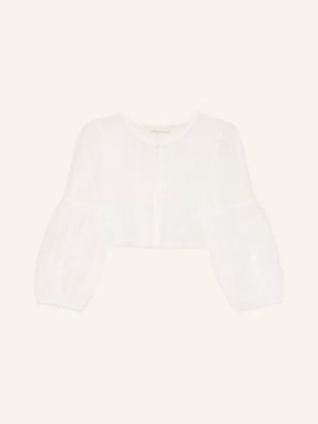 Krüger Bluzka Dirndl Z Koronki Z Rękawami weiss