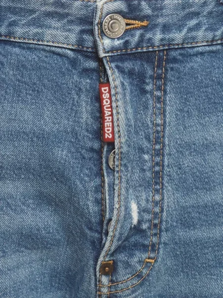 Blugi Dsquared2 zdrențuiți albastru