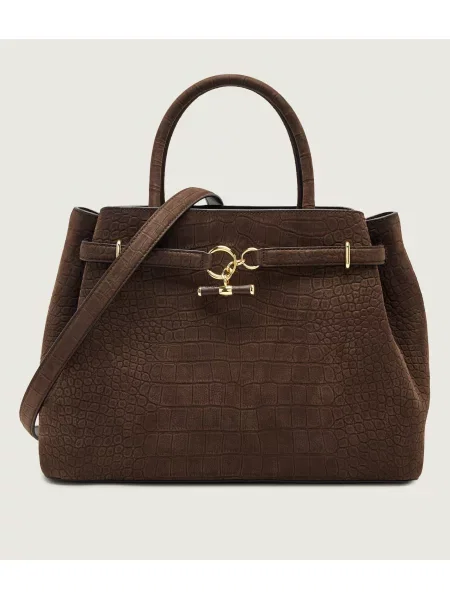 LAUREN RALPH LAUREN Táska Sötétbarna barna