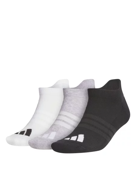ADIDAS PERFORMANCE Sportovní ponožky šedý melír / černá offwhite bílá