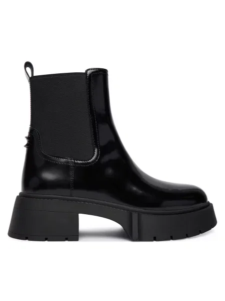 Ботинки челси Coach на платформе черные