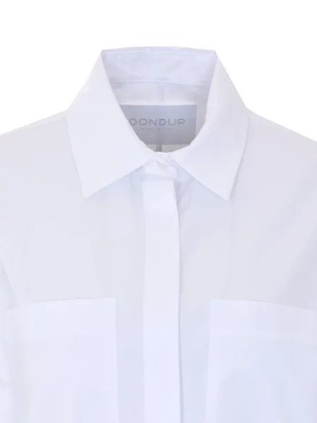 Rochie tip cămașă Dondup de costum alb