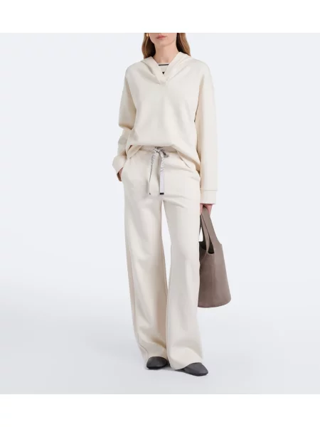Hanorac cu glugă 's Max Mara alb