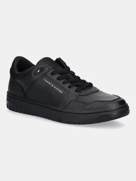 Superge Tommy Hilfiger TH BASKET CORE LITE LTH MIX črna