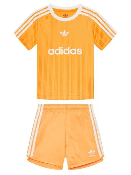Adidas Set tricou și pantaloni scurți Football galben