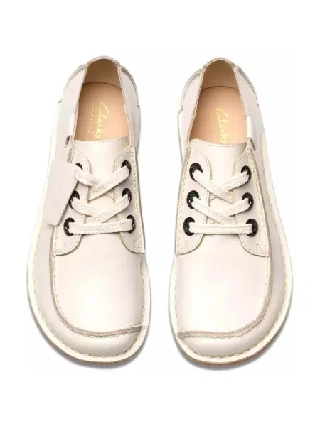 Pantofi Clarks alb