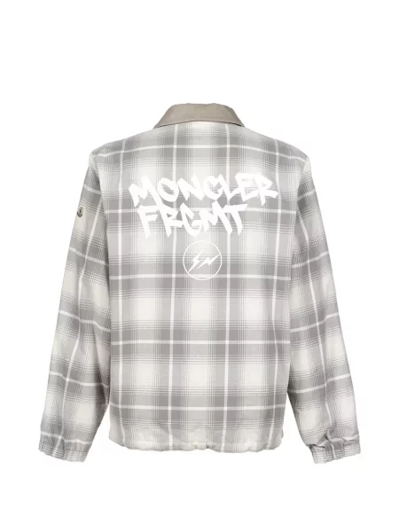 Reversibil geacă cămașă Moncler gri