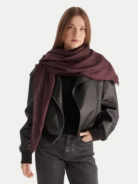 Šal Calvin Klein vijolična