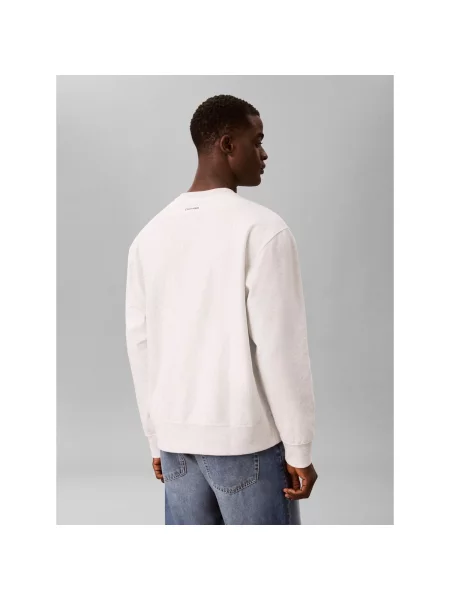 Froté mikina Calvin Klein Jeans sivá