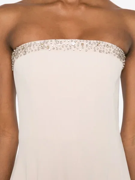 Rochie Costarellos cu mărgele de costum roz