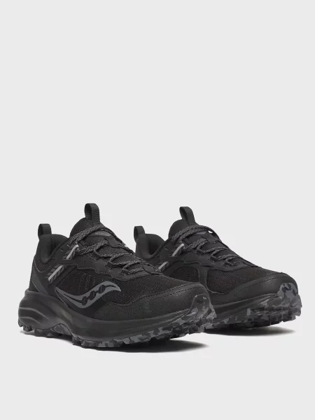 Широкие кроссовки для бега Saucony черные