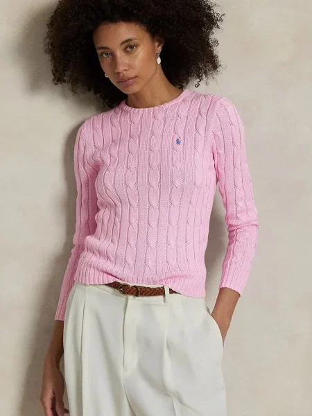 Polo Ralph Lauren pulover pentru femei din roz