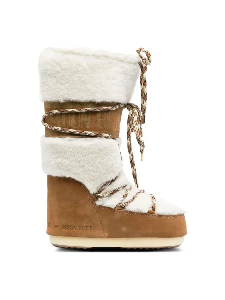 Śniegowce Moon Boot brązowe