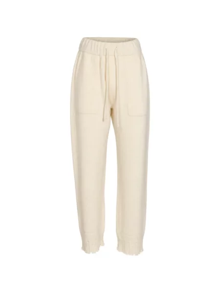 Pantaloni Uma Wang cu cordon alb