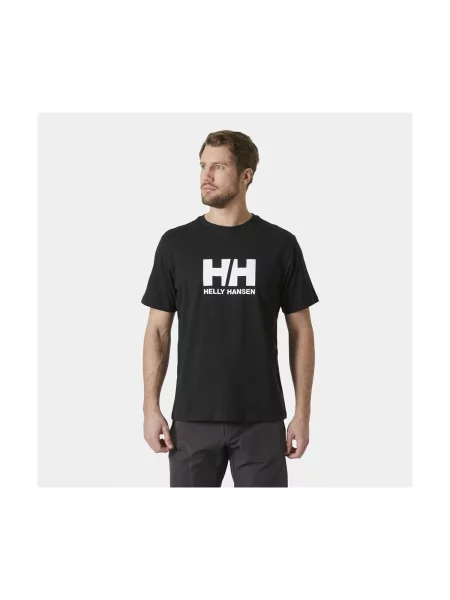 Majica Helly Hansen s autogramom crna
