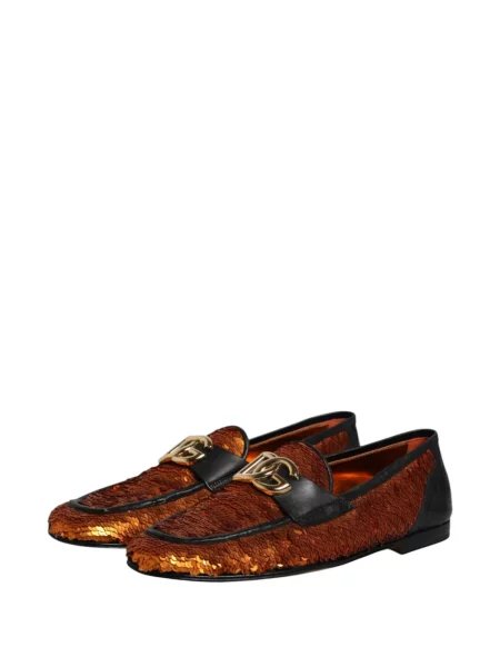 Лоуфъри Dolce & Gabbana с пайети оранжево