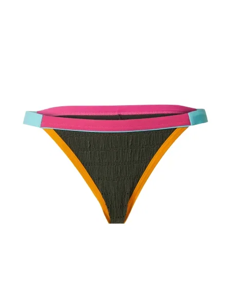 Banana Moon Slip costum de baie aqua / kaki / portocaliu / roz albastru