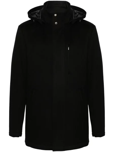 Parka Paul & Shark su gobtuvu juoda