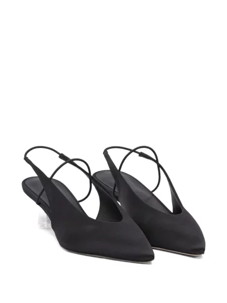 Pantofi cu toc Studio Amelia slingback negru