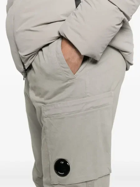 Pantaloni cargo C.p. Company din satin gri