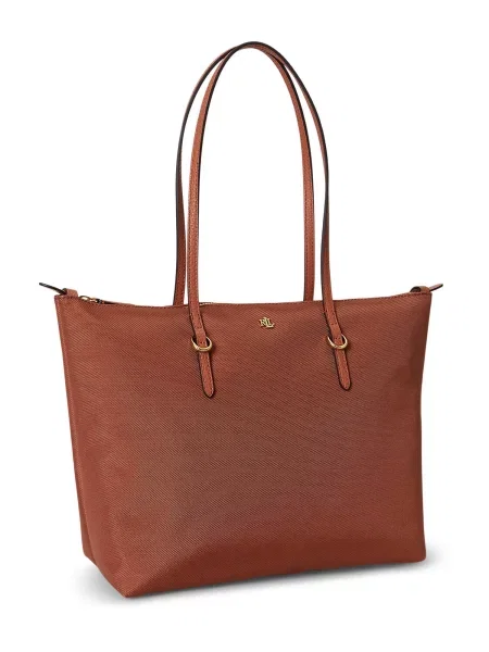 Geantă shopper Lauren Ralph Lauren maro
