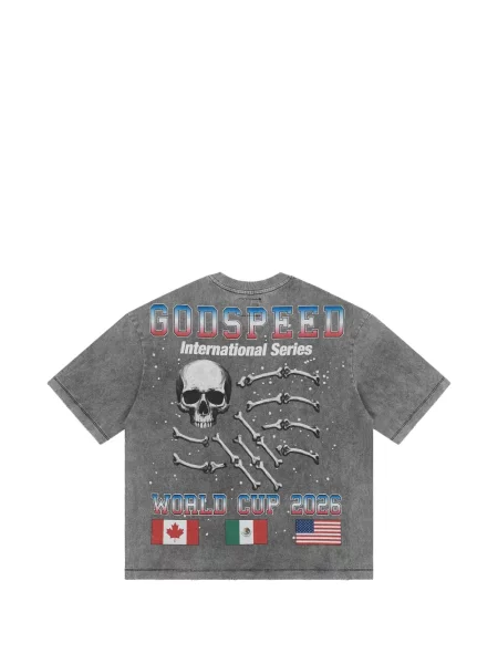 Tricou Godspeed gri