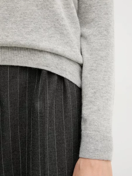Светр із додаванням вовни United Colors of Benetton легкий гольф сірий