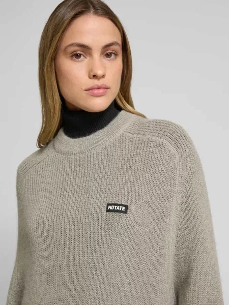 Oversize’owy sweter z wełny o dzianinowym wyglądzie Rotate