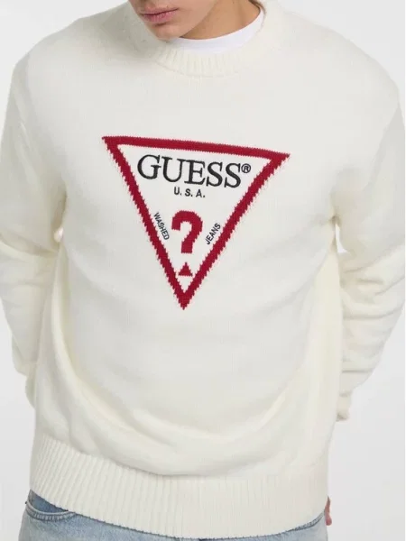 Guess Jeans Pulover bela